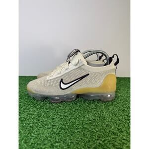 Nike Air Vapormax 2021 FK White Metalic Silver (GS) Size 4.5